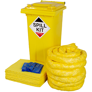 EVO-SK120 SPILL KIT (WHEELIE BIN) YELLOW