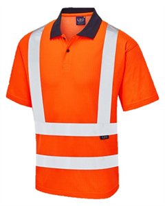 CROYDE - ORANGE HIVIS POLO SHIRT 5XL