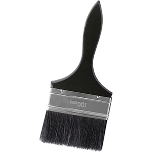 4" PAINT BRUSH BLACK