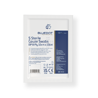 STERILE GAUZE SWAB 10X10CM