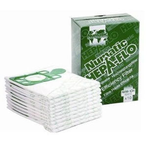 NVM-1CH HEPAFLO FILTER BAGS (10)