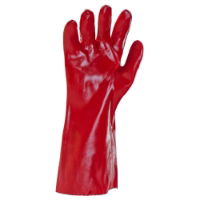 RED PVC Gauntlets 